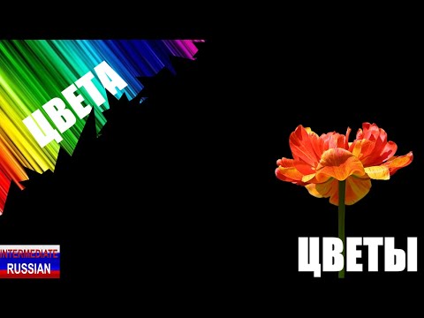 Intermediate Russian Vocabulary: О цветах и о цветах (ЦВЕТА и ЦВЕТЫ)