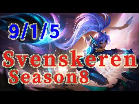 C9 Svenskeren Nidalee Jungle vs Kha'Zix Patch 8.1