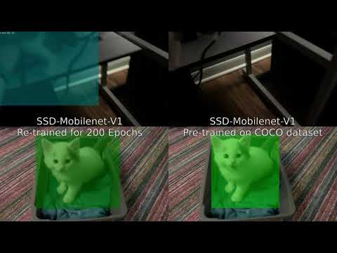 KittenDetection: Re-trained SSD-Mobilenet-v1 model using NVIDIA Jetson Nano