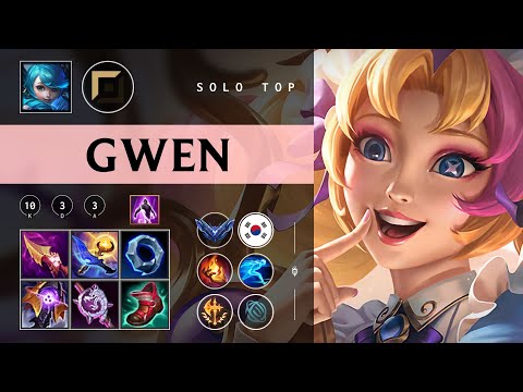 Gwen Top vs Fiora - KR Diamond Patch 26.02