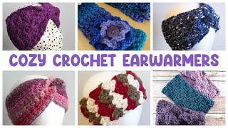 Cozy CROCHET EARWARMERS ❄️ (6 Patterns Perfect For Winter!)