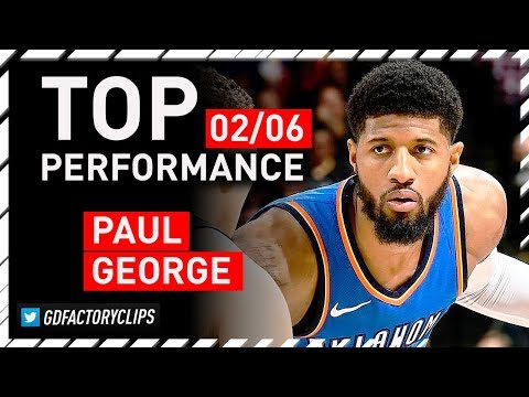 Paul George DESTROYS GS Warriors, Full Highlights - 38 Points, 6 Steals | 2018.02.06