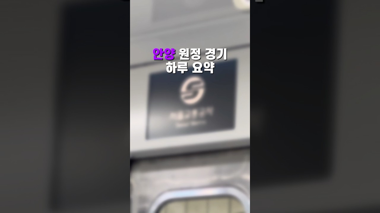 전북팬의 안양 원정 하루! #shorts #축구 #k리그 #직관 #전북현대 #fc안양 #안양종합운동장