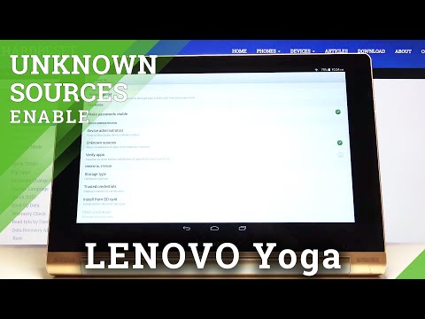 How to Allow Unknown Sources in LENOVO Yoga – Allow Unknown Downloading