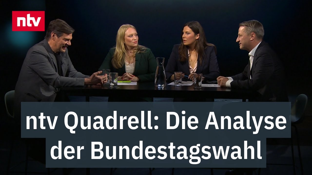 ntv Quadrell - der Hauptstadttalk: Die Analyse der Bundestagswahl