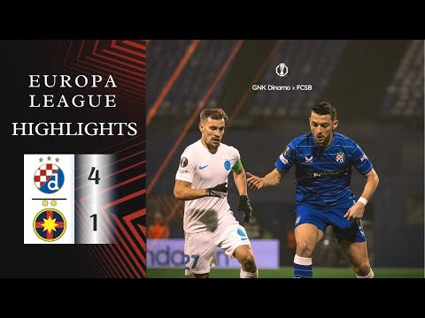 Dinamo Zagreb - FCSB | 4-1 | Highlights | Europa League 2025-26 | dinamo zagreb fcsb