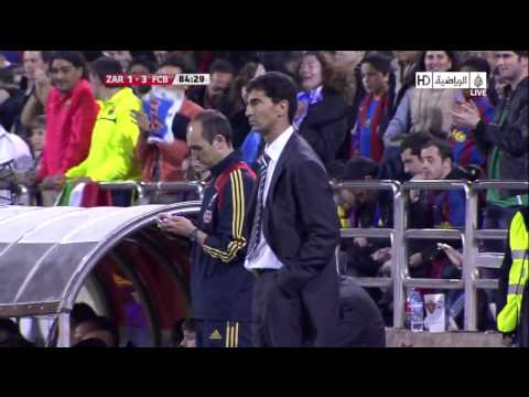 Real Zaragoza - FC Barcelona (2-4) 21.03.2010 highlights