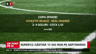 PONTURILE ZILEI: Joi pariem variat! Vezi ce alegem să mizăm!