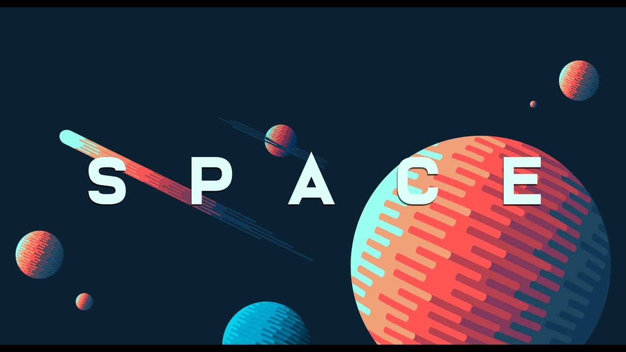 Graphic Design | Space Illustration | Adobe Illustrator Tutorial
