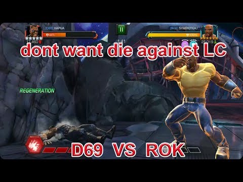 ALLIANCE WAR D69 VS ROK (OLD ) marvel contest of champion
