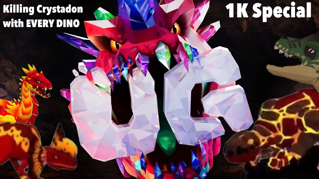 Killing Crystadon with every Dino (1K special)