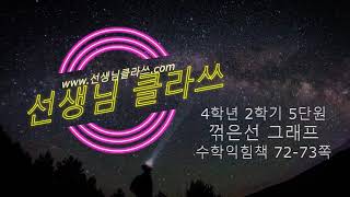 [선생님 클라쓰] 4학년 2학기 수학익힘 72-73쪽 풀이