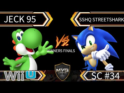 Jeck 95 (Yoshi) vs SSHQ StreetShark (Sonic) - SSB4 Winners Finals - Smash Wii U