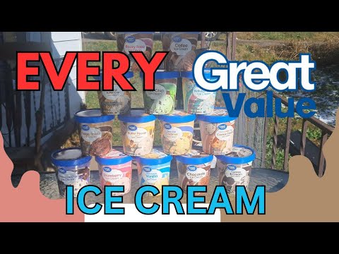 We Tried EVERY Great Value Ice Cream 