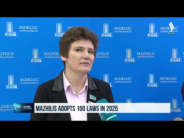 100 законов принял в 2025 году Мажилис