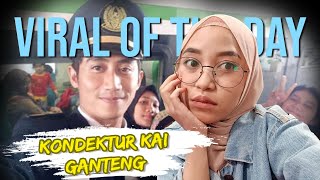 VIRAL HARI INI: Kondektur KA Bandara Solo Jadi Rebutan Selfie Penumpang karena Mirip Sandiaga Uno