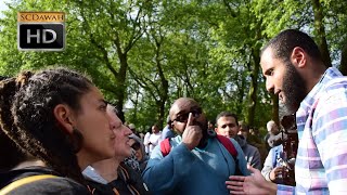 Video: Lack of democracy leads to Islamophobia. Freedom of speech leads to Autocracy - Mohammed Hijab vs Visitor