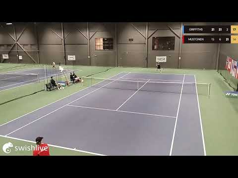 2024 IWT NORDIC RACKET GAMES MENS QUARTER FINAL GRIFFITHS VS MUSTONEN