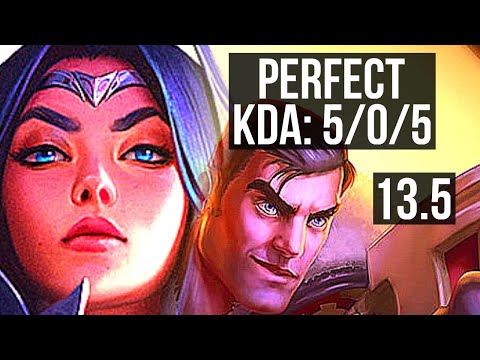 IRELIA vs JAYCE (TOP) | 5/0/5, 66% winrate | KR Challenger | 13.5