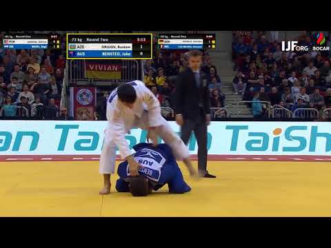 u73 AZE ORUJOV Rustam + AUS BENSTED Jake, 2018 DUSSELDORF GRAND SLAM, R32