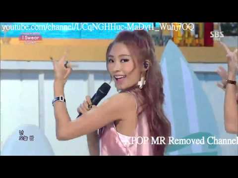 [MR Removed] 140831 SISTAR (씨스타) - I Swear (Comeback Stage)