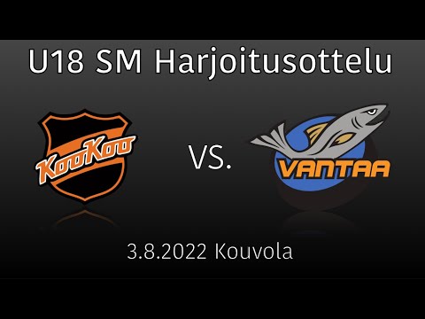 KooKoo vs. K-Vantaa, U18 SM Harjoitusottelu, 3.8.2022 Lumon Areena, Kouvola (3-6)