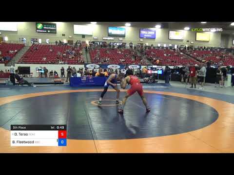 2018 Marine Corps US Open/Senior Men's Freestyle 57 5th Place - David Terao (DCAC) Vs. Brent Fleet