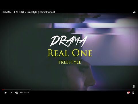 DRAMA71k  - REAL ONE / Freestyle (Official Video)