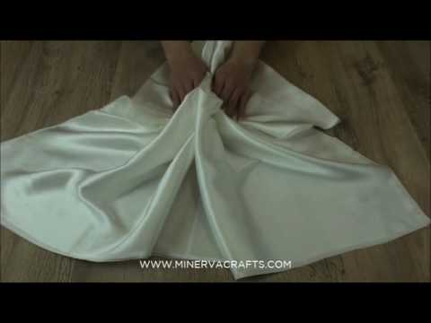 Sirene silk charmeuse free flowing satin bridal fabric