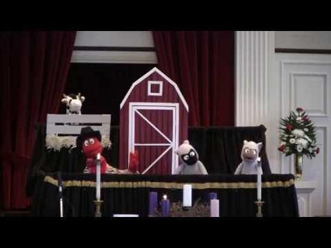 Born in a Barn Christmas Puppets