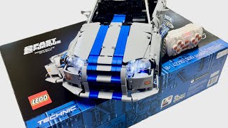 How to Build, Motorize and Light up LEGO Technic 42210 Nissan Skyline R34 2 Fast 2 Furious 4WD (4K)