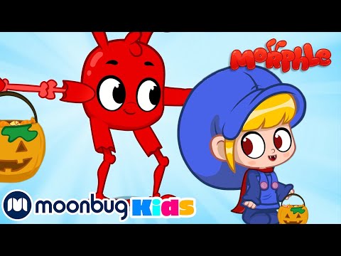 Scary Halloween Monsters' Candy Game - Best Friend MORPHLE Cartoons | @MoonbugKids_PlayAndGoalClub