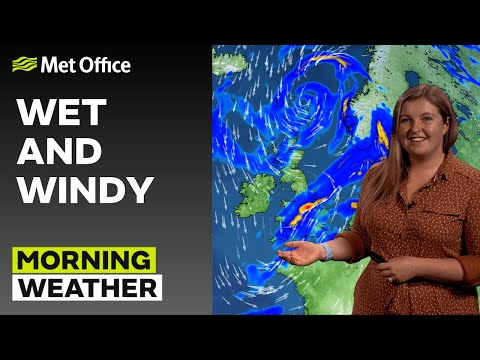 13/10/23 – Wet and windy – Morning Weather Forecast UK – Met Office Weather