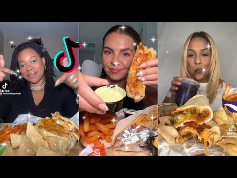 TACO BELL MUKBANG | tiktok compilation 🌟