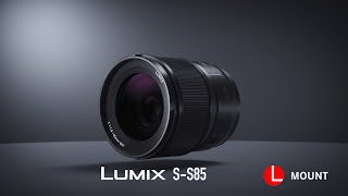 Video thumbnail for LUMIX S | LUMIX S 85mm F1.8 (S-S85) L-Mount Lens by LUMIX