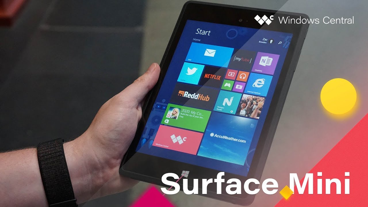 This is the canceled Microsoft Surface Mini - YouTube