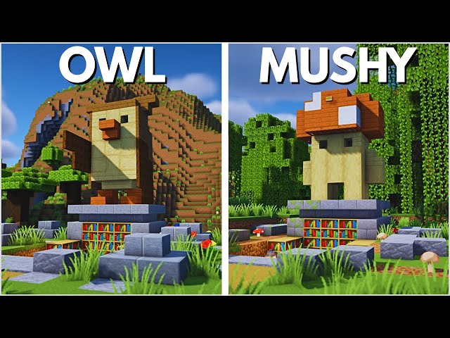 Owl Enchanting Area! (Free on Patreon)(+Tutorial) Minecraft Map