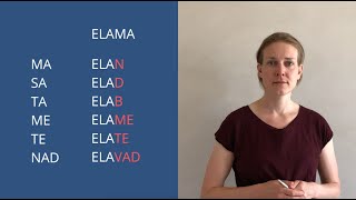 Learn Estonian Language: Present Tense (Part I)