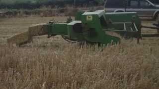 preview picture of video 'A bit of the combine & baler in action'