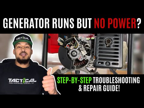 Generator Runs But No Power? Step-by-Step Troubleshooting & Repair Guide!