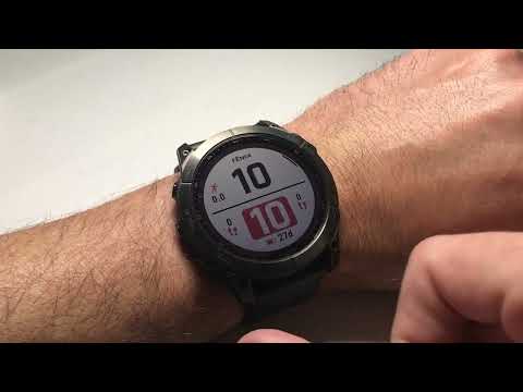 Garmin Fenix 7X: Add Heart Rate as watchface data field