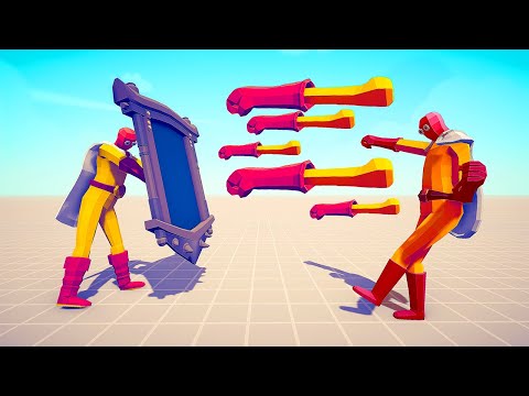 SAITAMA ONE PUNCH MAN WITH MIRROR SHIELD vs EVERY GOD - Totally Accurate Battle Simulator TABS