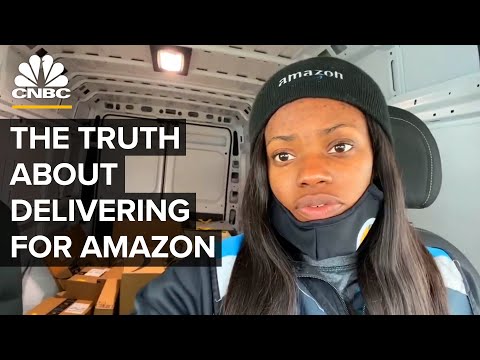 Part of a video titled Amazon DSP Drivers Reveal The Challenges Of One-Day Shipping