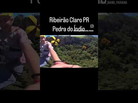 viagem Ribeirão Claro PR. tirolesa Pedra do Índio #pulardoparana #nortedoparana  #motorhome #bandpr