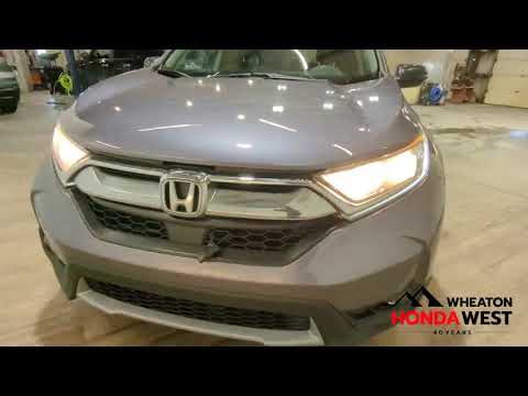 2019 Honda CR-V EX AWD in Gray for sale at Wheaton Honda West in Calgary, AB