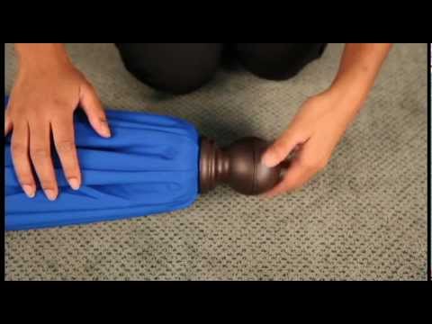 Part of a video titled Push Button Tilt Market Umbrella - YouTube
