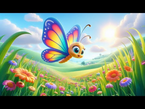 Flatter, Flieg, Schmetterling 🦋🌸 - KinderliederAI FM