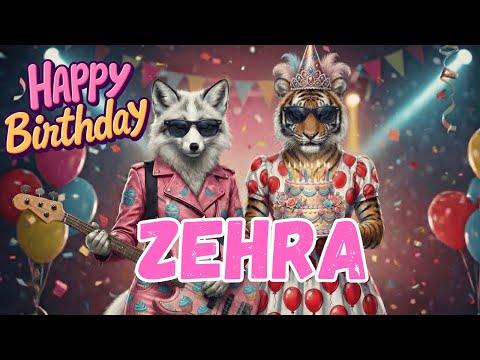 ZEHRA Happy Birthday Song - Happy Birthday to Zehra