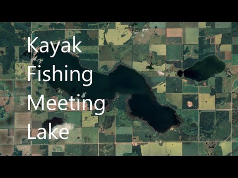Kayak Fishing Meeting Lake, Saskatchewan