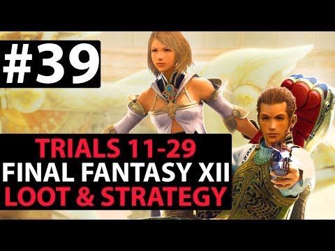 Let's Play Final Fantasy XII The Zodiac Age Walkthrough 100% - Trial Mode Stages 11 - 20 - Part 39